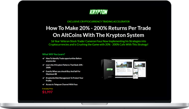 Cameron Fous – The Krypton Crypto System 2021 Cameron Fous – The Krypton Crypto System 2021