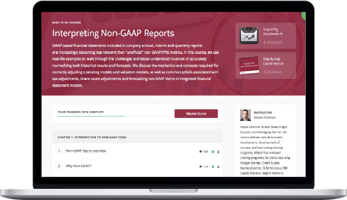 Wall Street Prep – Interpreting Non-GAAP Reports Wall Street Prep – Interpreting Non-GAAP Reports