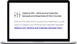 TheoTrade – Options 201: Vertical and Calendar Spread Essentials 5 Part Class