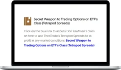 TheoTrade – Secret Weapon to Trading Options on ETF’s Class